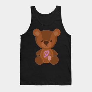 Teddy bear with Ostomy Bag Tank Top